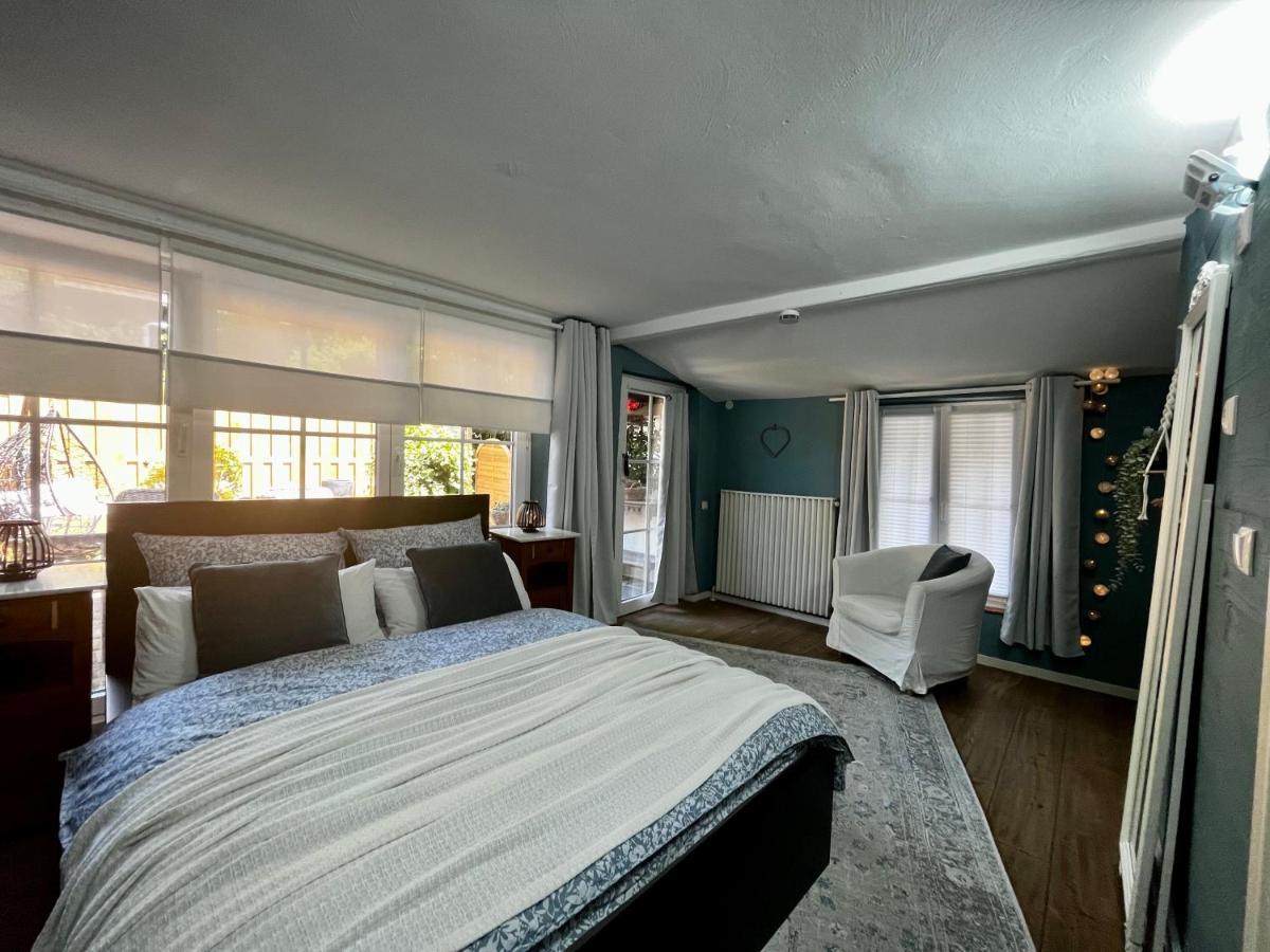 Ferienwohnung Terrassenblick ツュルピッヒ エクステリア 写真